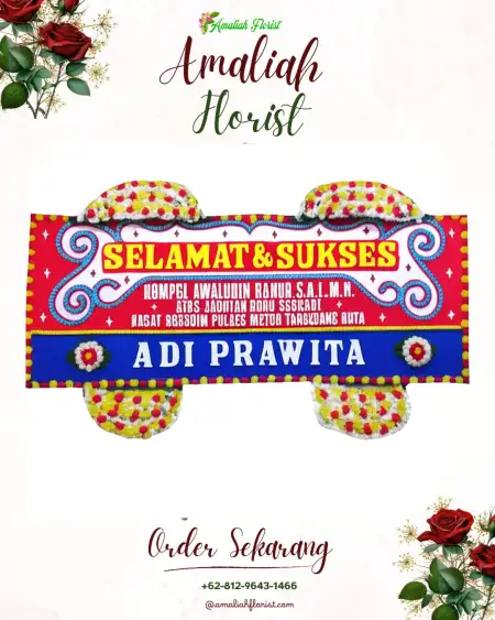 Papan Bunga Ucapan Selamat Cikupa